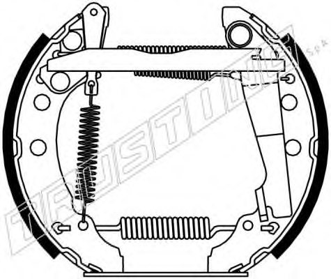 TRUSTING 6077 Brake Shoe Set